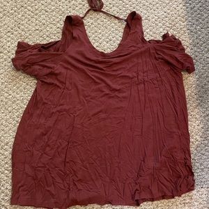 Maurice’s cold shoulder shirt size L
